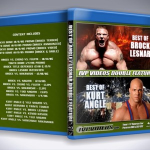 Best of Kurt Angle/Brock Lesnar (Blu-Ray with Cover Art)